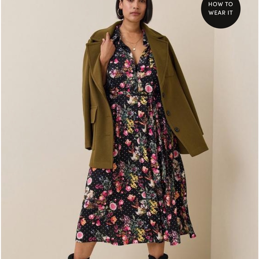 NWT TORRID FLORAL PRINT DRESS